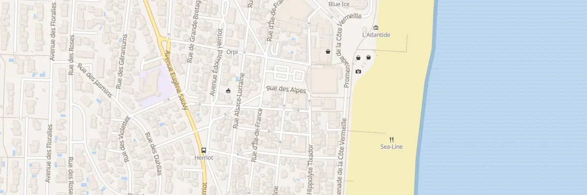 Plan du 1 Rue Vallée du Rhône à Canet-en-Roussillon