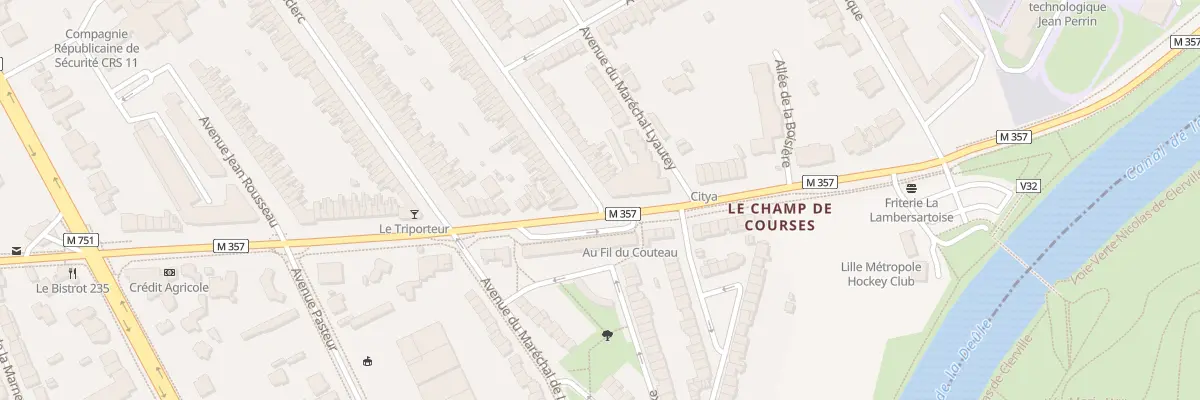 Plan du 93 Av Henri Delecaux à Lambersart