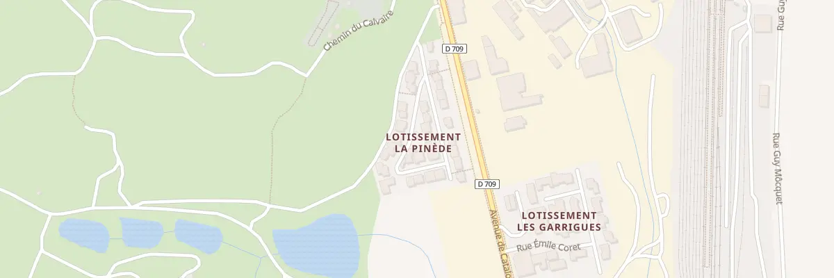 Plan du 105 Rue de la Pinede à Port-la-Nouvelle