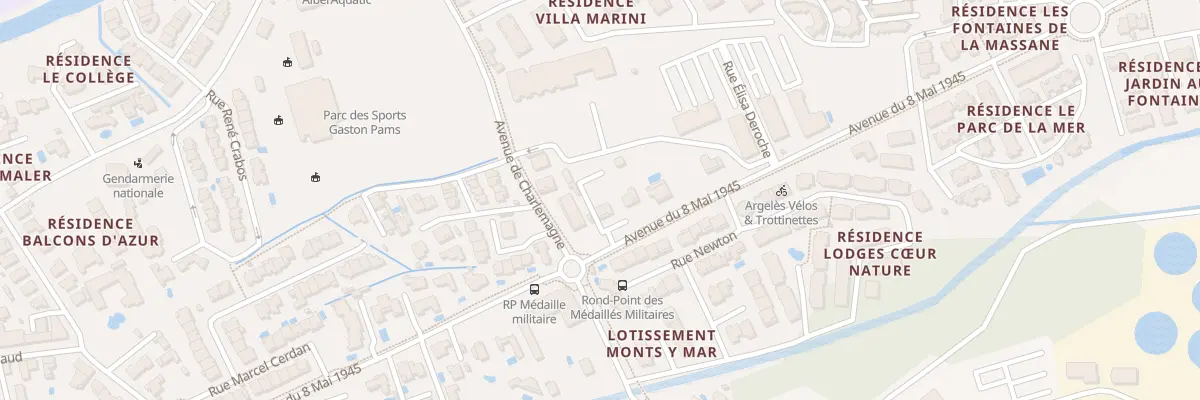 Plan du 77 Av du 8 Mai 1945 à Argelès-sur-Mer