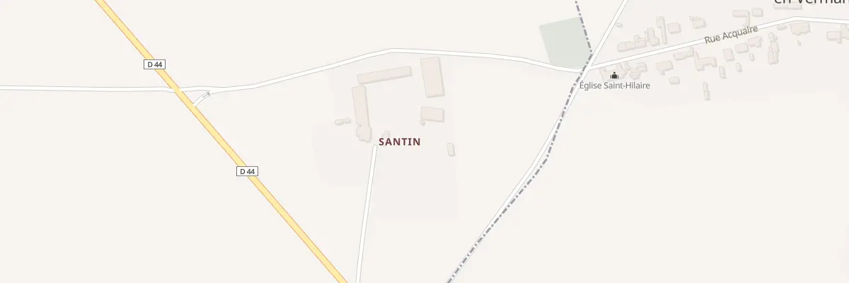Plan du 9004 Santin à Estrées-Mons