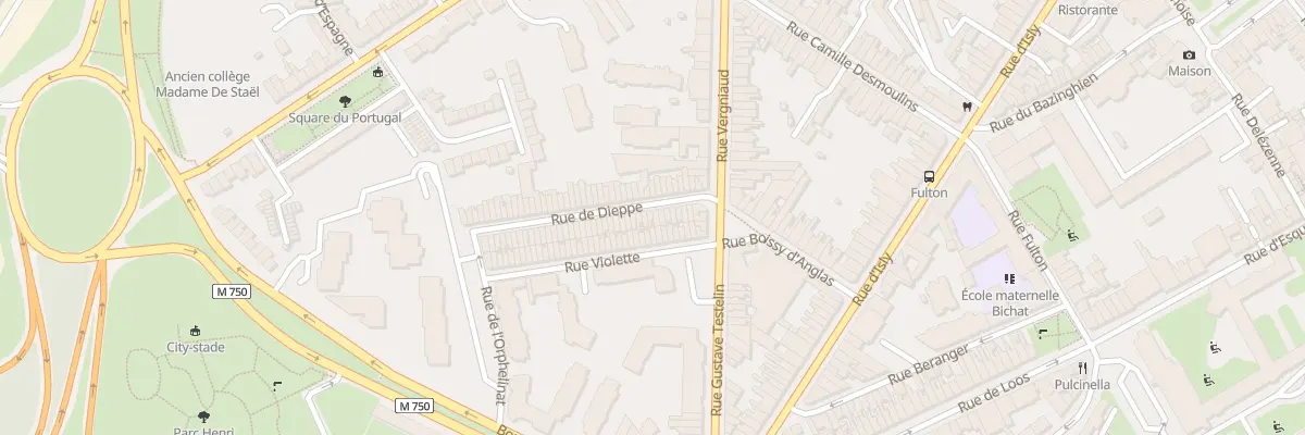 Plan du 60 Rue de Dieppe à Lille