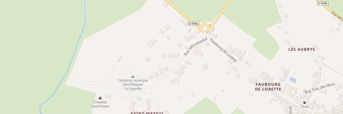 Plan du 10 Rue Saint Mayeul au Veurdre