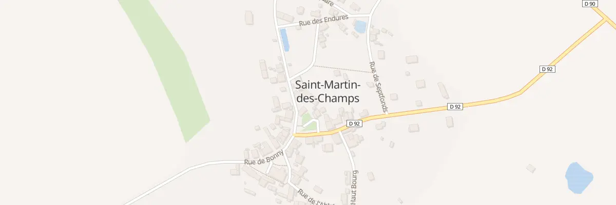 Plan du 2 Rue de Saint Privé à Saint-Martin-des-Champs