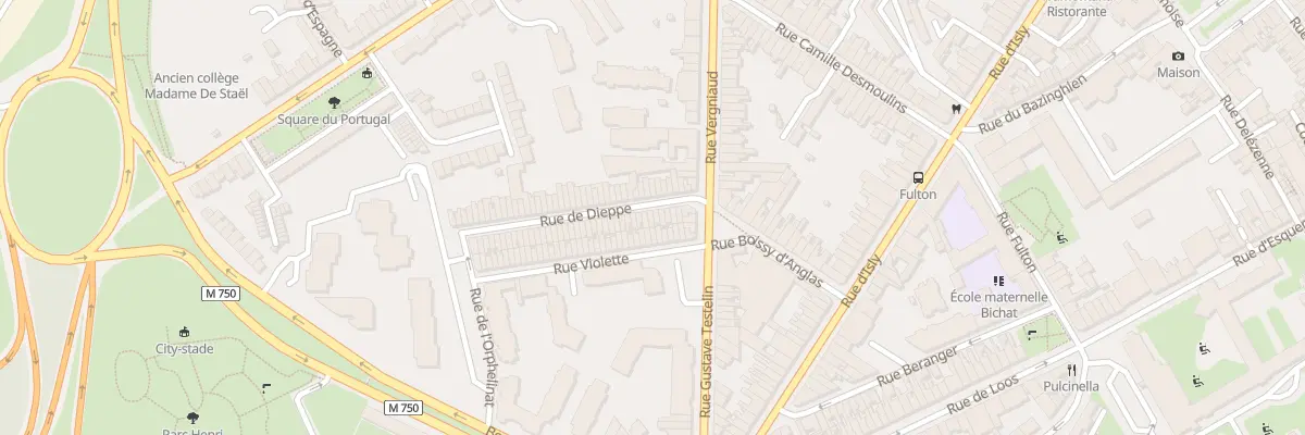 Plan du 64 Rue de Dieppe à Lille