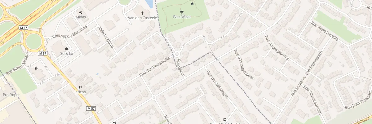 Plan du 49 Rue Wicar à Marquette-lez-Lille