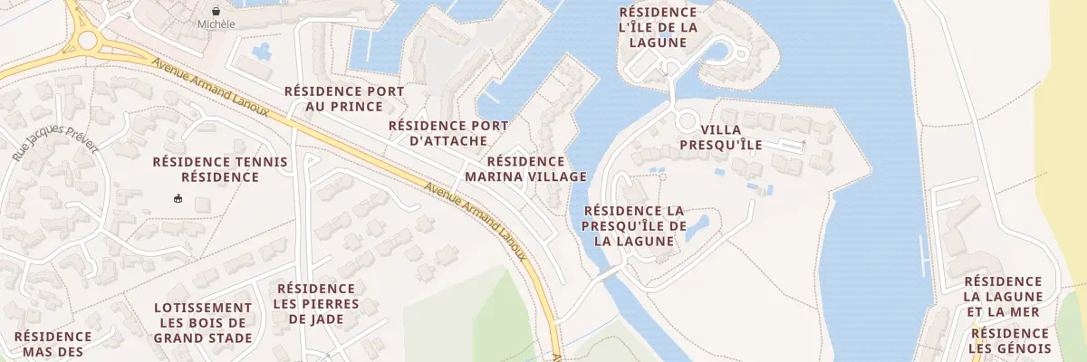 Plan du 9001 Res Marina Village à Saint-Cyprien