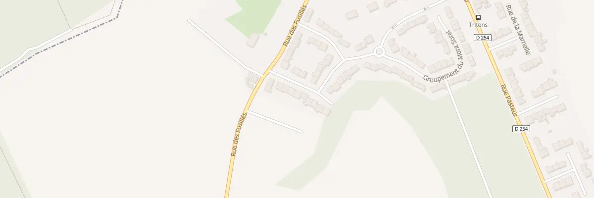 Plan du 58 Vc Groupement du Montsorel à Wahagnies