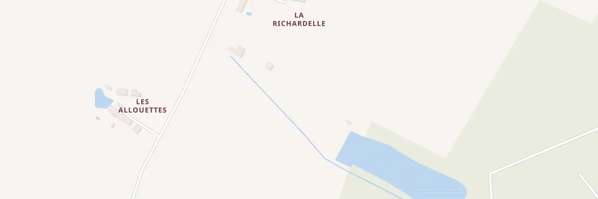Plan du 6960 La Richardelle à Courtenay