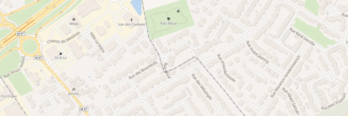 Plan du 43 Rue Wicar à Marquette-lez-Lille