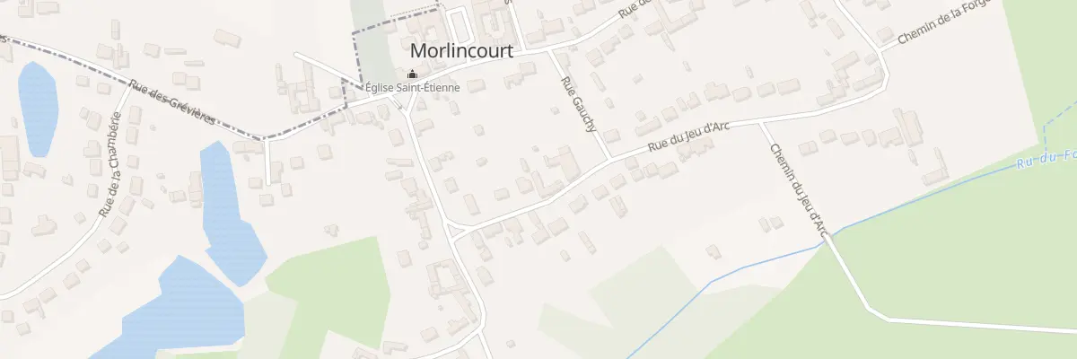 Plan du 115 Rue du Jeu d’Arc à Morlincourt