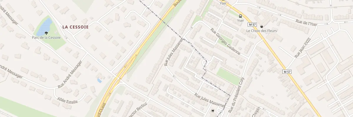 Plan du 46 Rue Massenet à Lambersart
