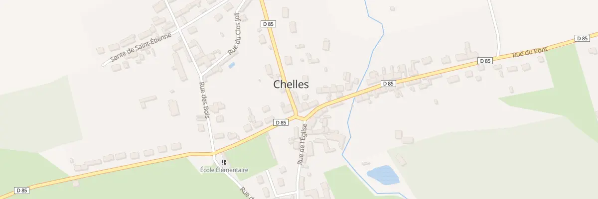 Plan du 1 Rue du Pont à Chelles