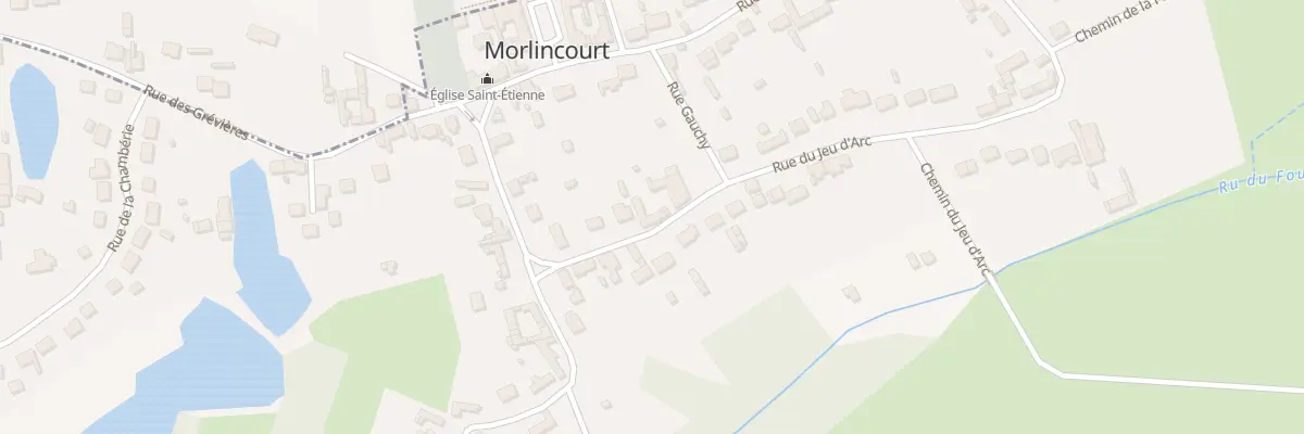 Plan du 113 Rue du Jeu d’Arc à Morlincourt