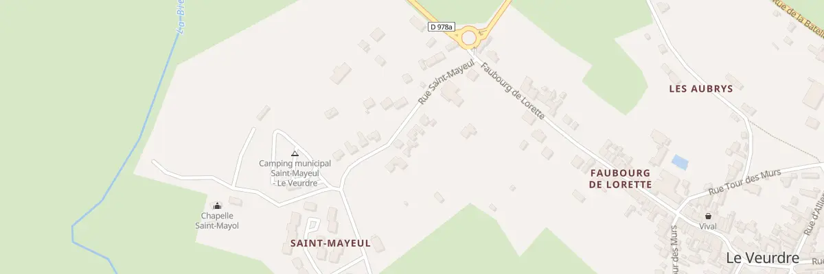 Plan du 9 Rue Saint Mayeul au Veurdre