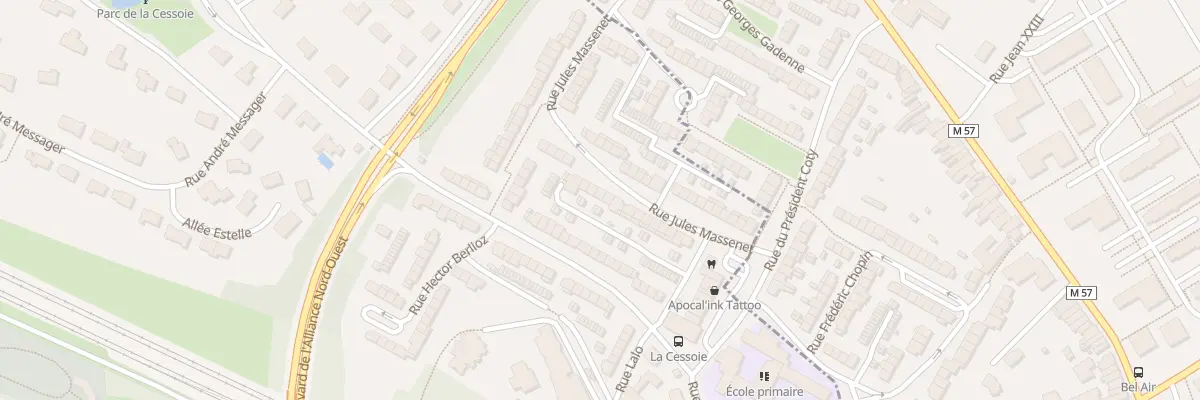 Plan du 21 Rue Massenet à Lambersart