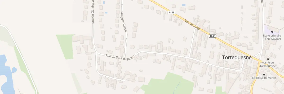 Plan du 4B Rue du Bout d’Epinoy à Tortequesne