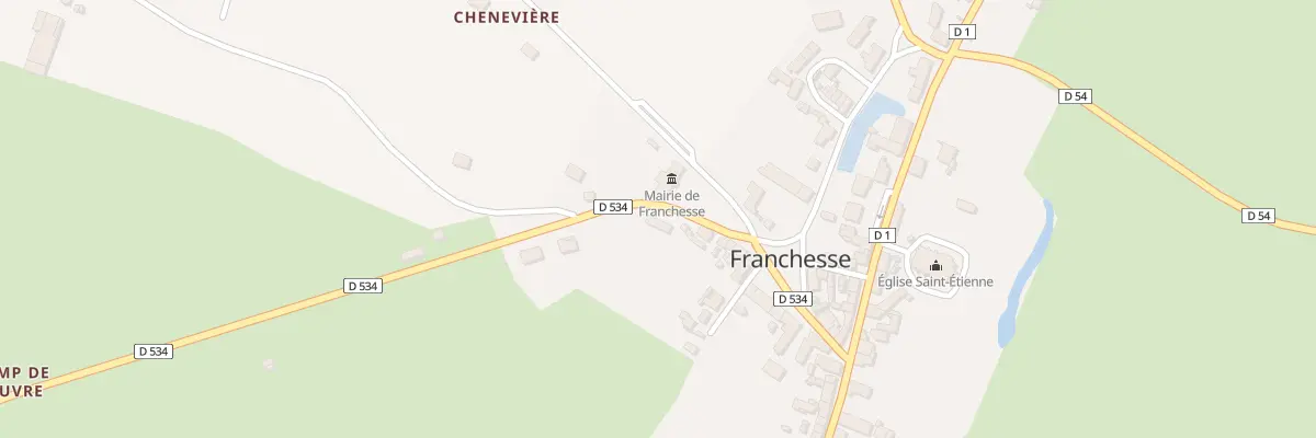 Plan du 9 Pl Marguerite Chanier à Franchesse
