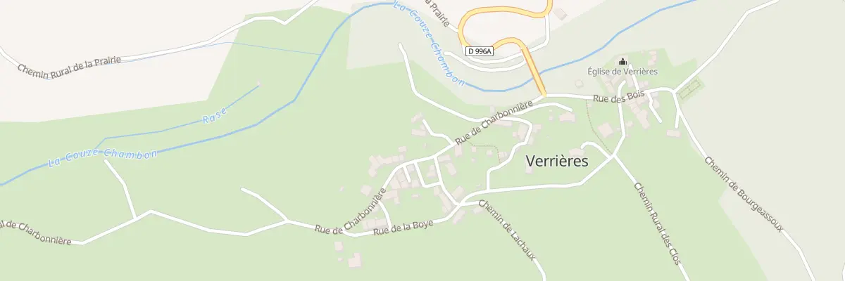 Plan du 5 Rue de Charbonniere à Verrières