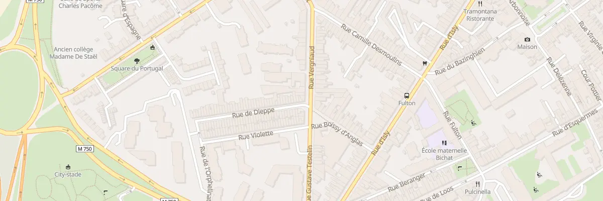 Plan du 83 Rue de Dieppe à Lille