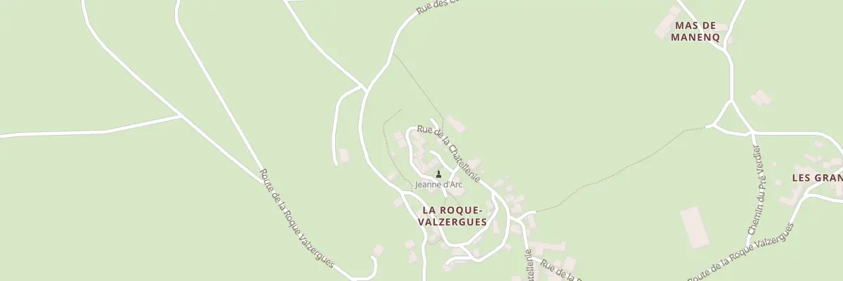 Plan du 5153 La Roque à Saint-Saturnin-de-Lenne