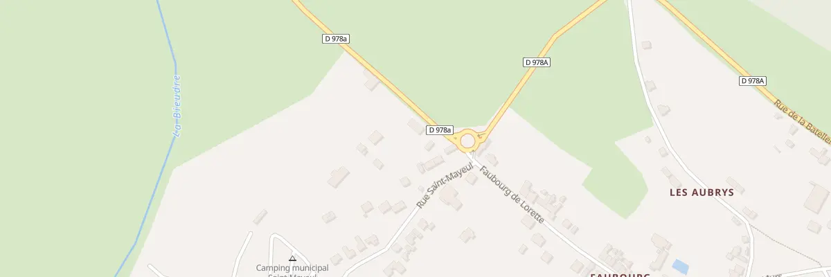 Plan du 41 Fg de Lorette au Veurdre