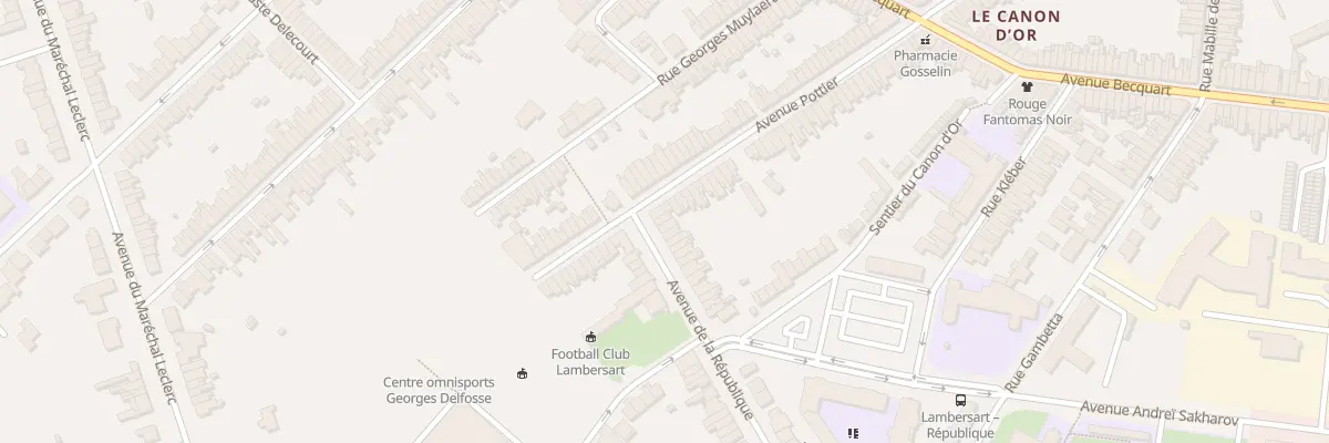Plan du 98 Av de la République à Lambersart
