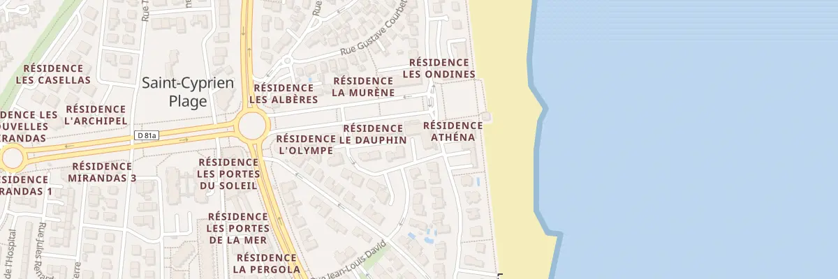 Plan du 45 Rue Frédéric Saisset à Saint-Cyprien