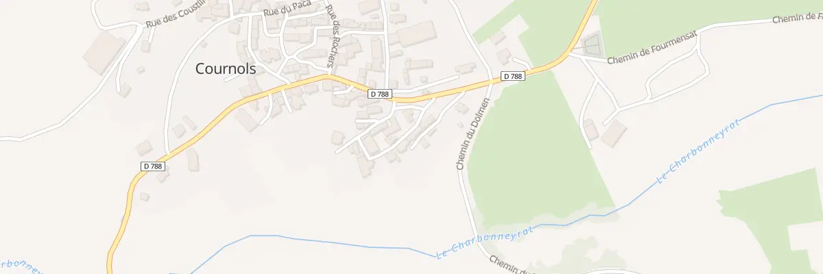 Plan du 92 Imp de la Louchette Le Bourg à Cournols