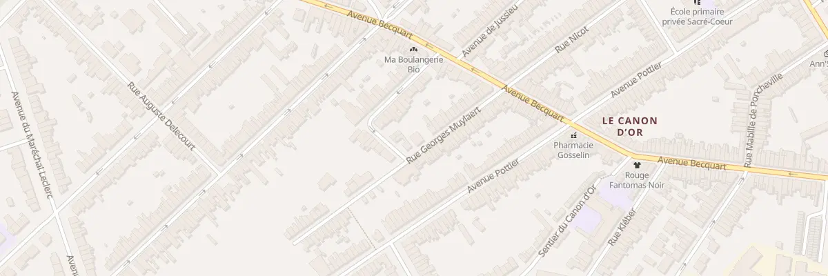Plan du 32 Rue Georges Muylaert à Lambersart