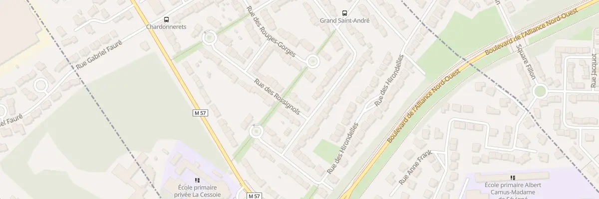 Plan du 6 Rue des Rossignols à Saint-André-lez-Lille