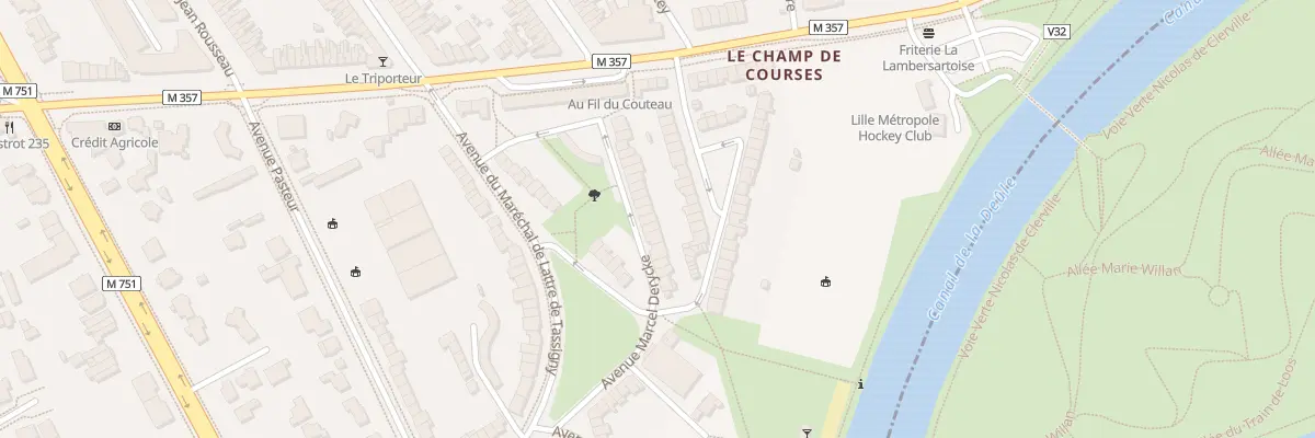 Plan du 48 Rue Marcel de Rycke à Lambersart