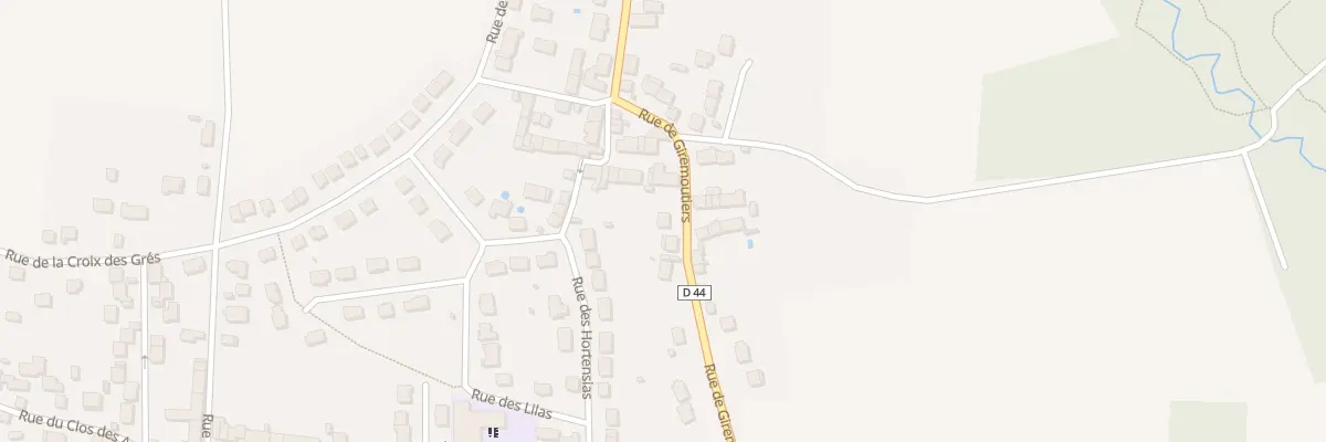 Plan du 615 Rue de Giremoutiers à Mouroux