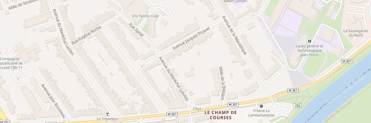 Plan du 33 Av Jacques Picavet à Lambersart
