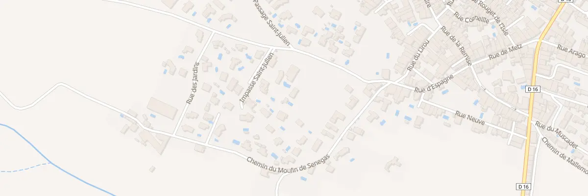 Plan du 5 Che de St Julien à Puisserguier