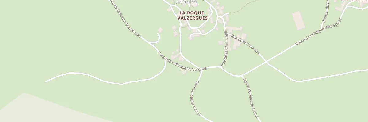 Plan du 5174 La Roque à Saint-Saturnin-de-Lenne