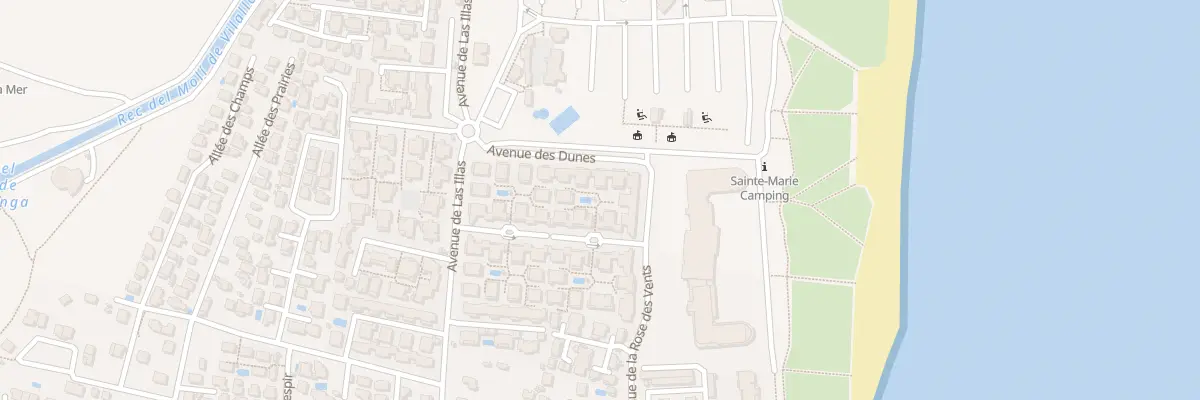 Plan du 500F Res Le Hameau de la Plage IV à Sainte-Marie-la-Mer