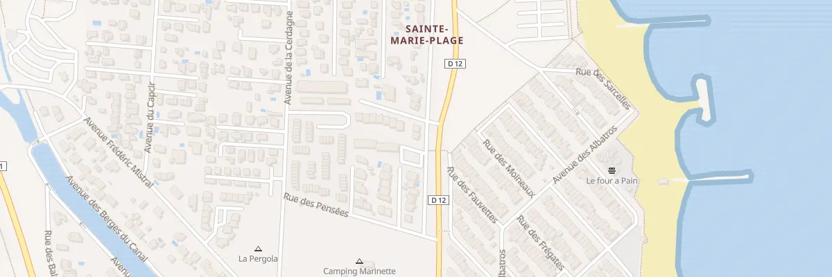 Plan du 66 Prom de la Cote Vermeille à Sainte-Marie-la-Mer