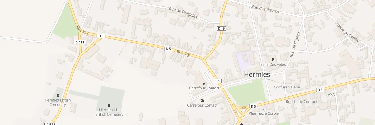 Plan du 3 Rue Wy à Hermies