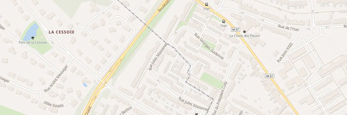 Plan du 8 Rue Claude Debussy à Lambersart