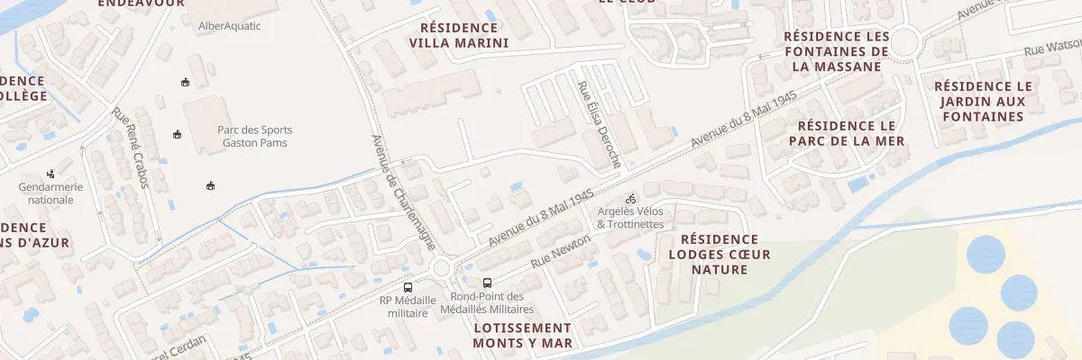 Plan du 85 Av du 8 Mai 1945 à Argelès-sur-Mer