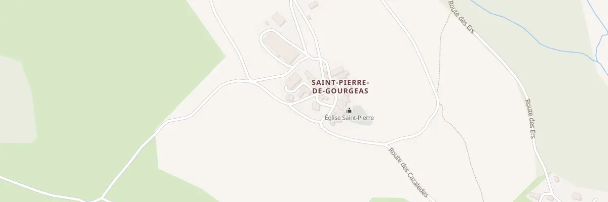 Plan du 5120 Saint Pierre à La Bastide-Pradines