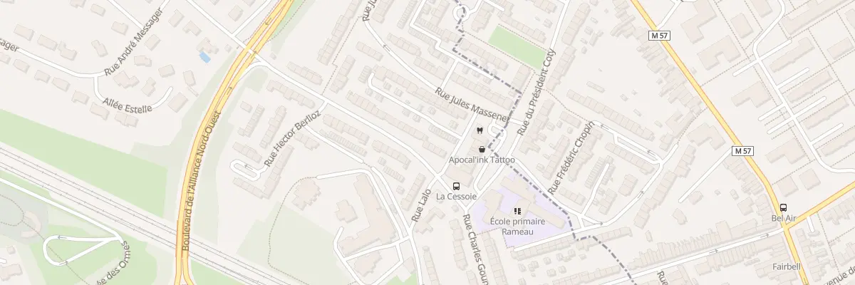 Plan du 24 Rue Charles Gounod à Lambersart