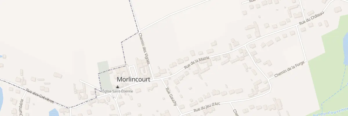 Plan du 155 Rue de la Mairie à Morlincourt