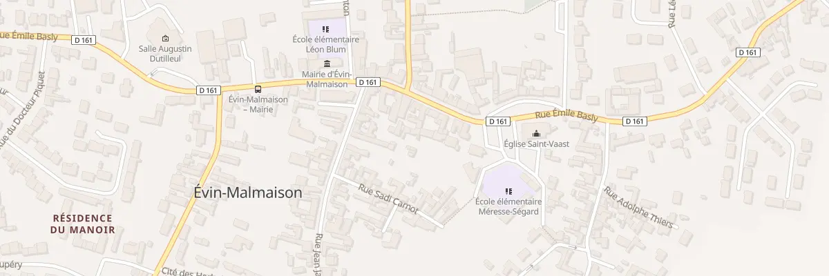 Plan du 97 Rue Emile Basly à Évin-Malmaison