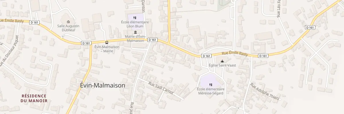 Plan du 95 Rue Emile Basly à Évin-Malmaison