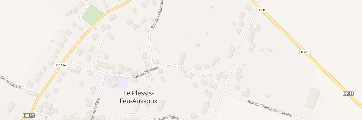 Plan du 11 Rue de l’Echelle au Plessis-Feu-Aussoux