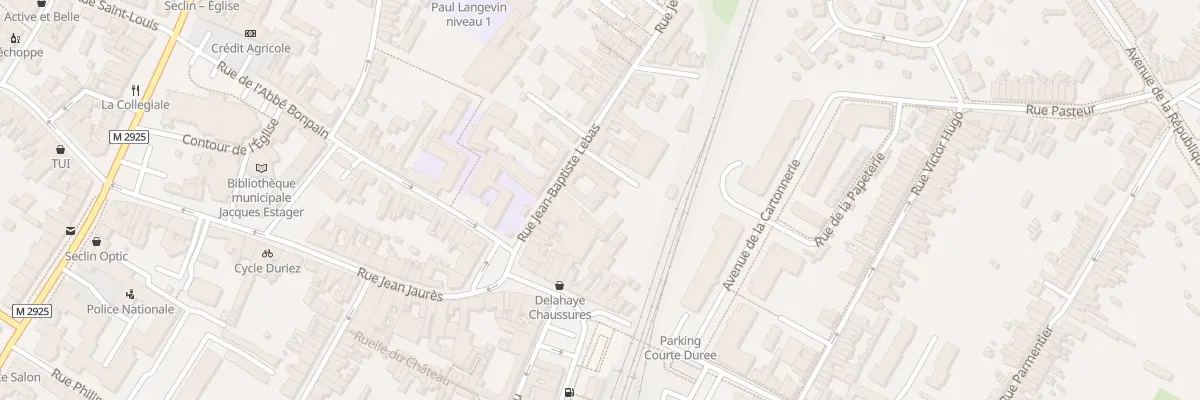 Plan du 18 Rue Jean Baptiste Lebas à Seclin
