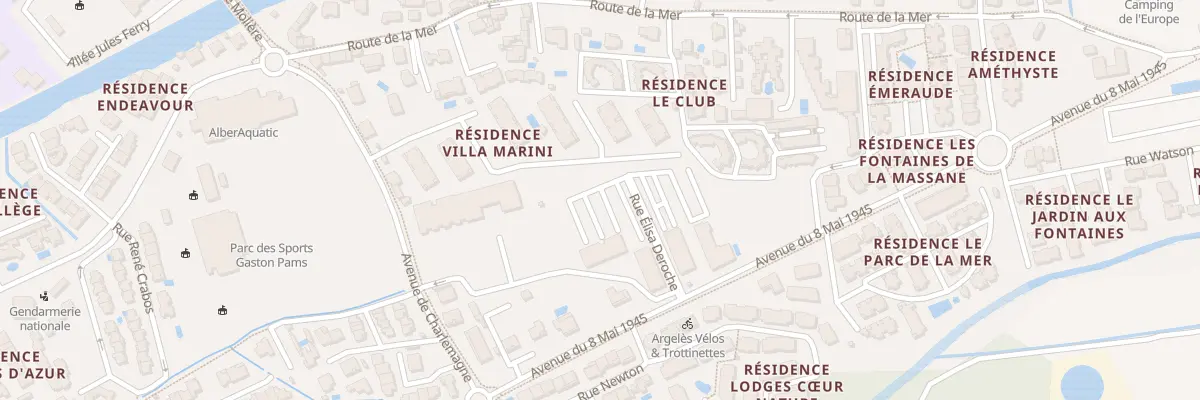Plan du 6 Rue Elisa Deroche à Argelès-sur-Mer
