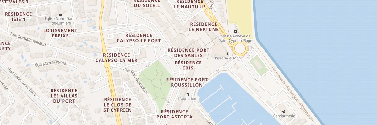 Plan du 9001 Res Ibis à Saint-Cyprien